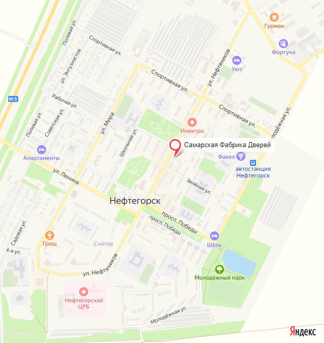 Карта магазинов