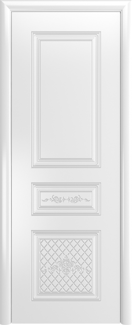 Межкомнатная дверь Венеция Белая эмаль