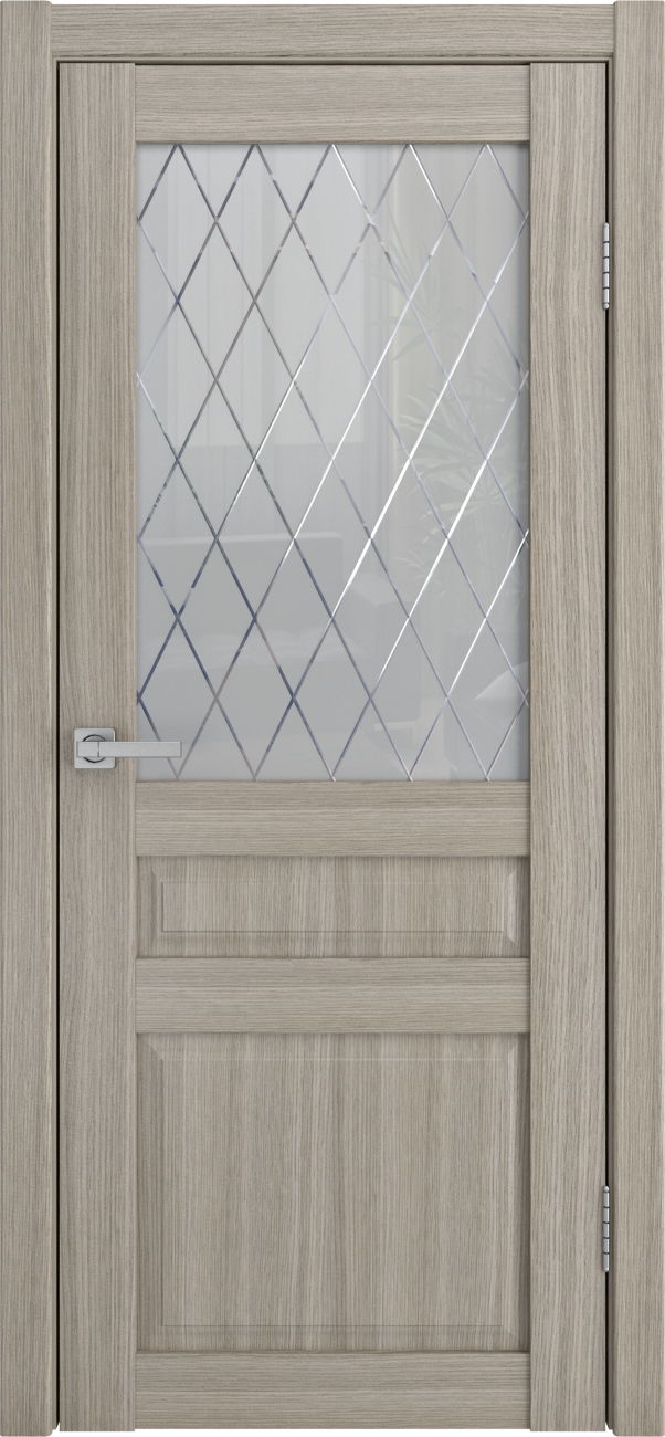 Межкомнатная дверь Рим 3 со стеклом Грэй